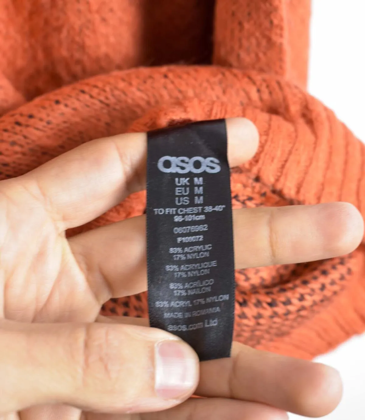 بافت وینتیج نارنجی Asos بافت وینتیج نارنجی Asos