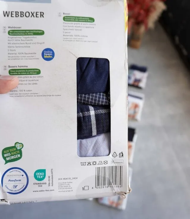 پک 5 عددی شورت فلای دار Livergy – تخفیف تک سایز