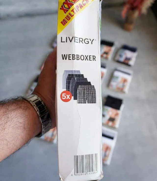 پک 5 عددی شورت فلای دار Livergy – تخفیف تک سایز