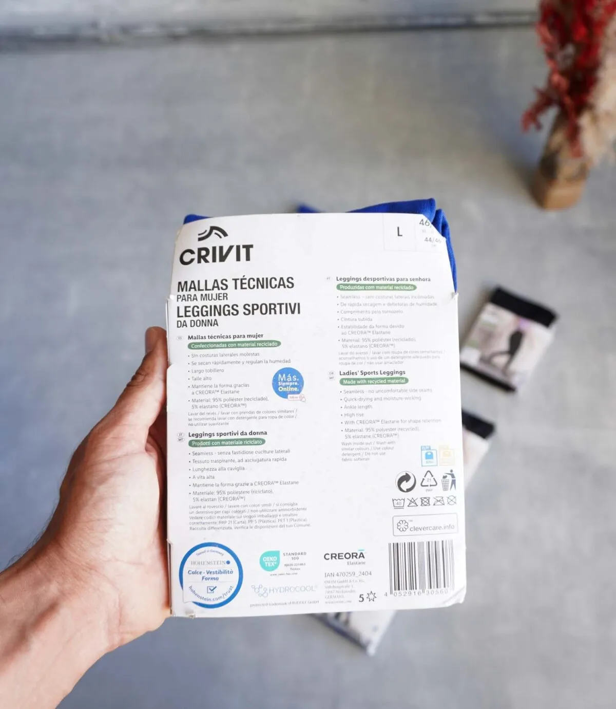 لگ ورزشی آبی ساده Crivit
