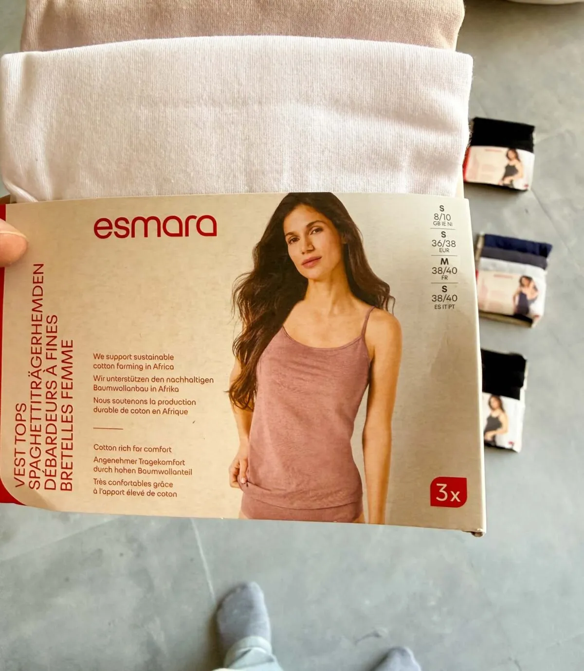 پک سه عددی تاپ نخی Esmara سه رنگ 2