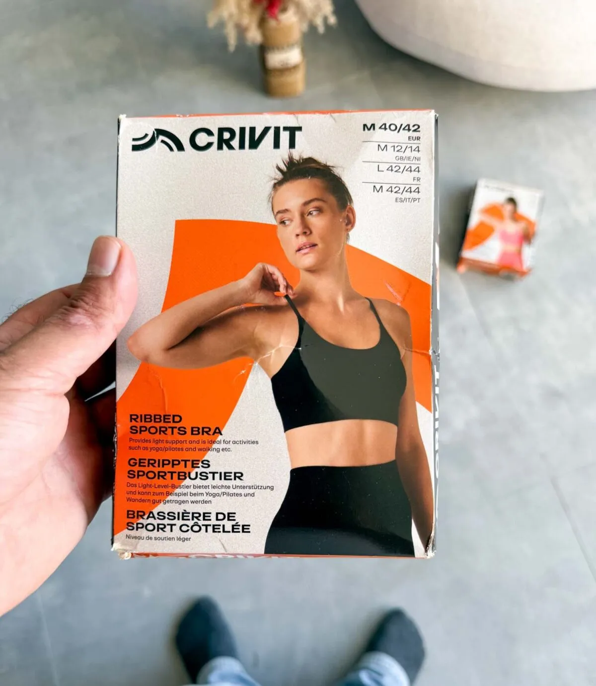 نیم تنه ورزشی مشکی Crivit