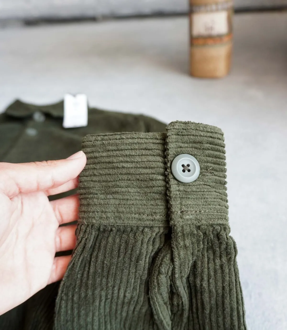 پیراهن کبریتی ضخیم سبز Jack&Jones