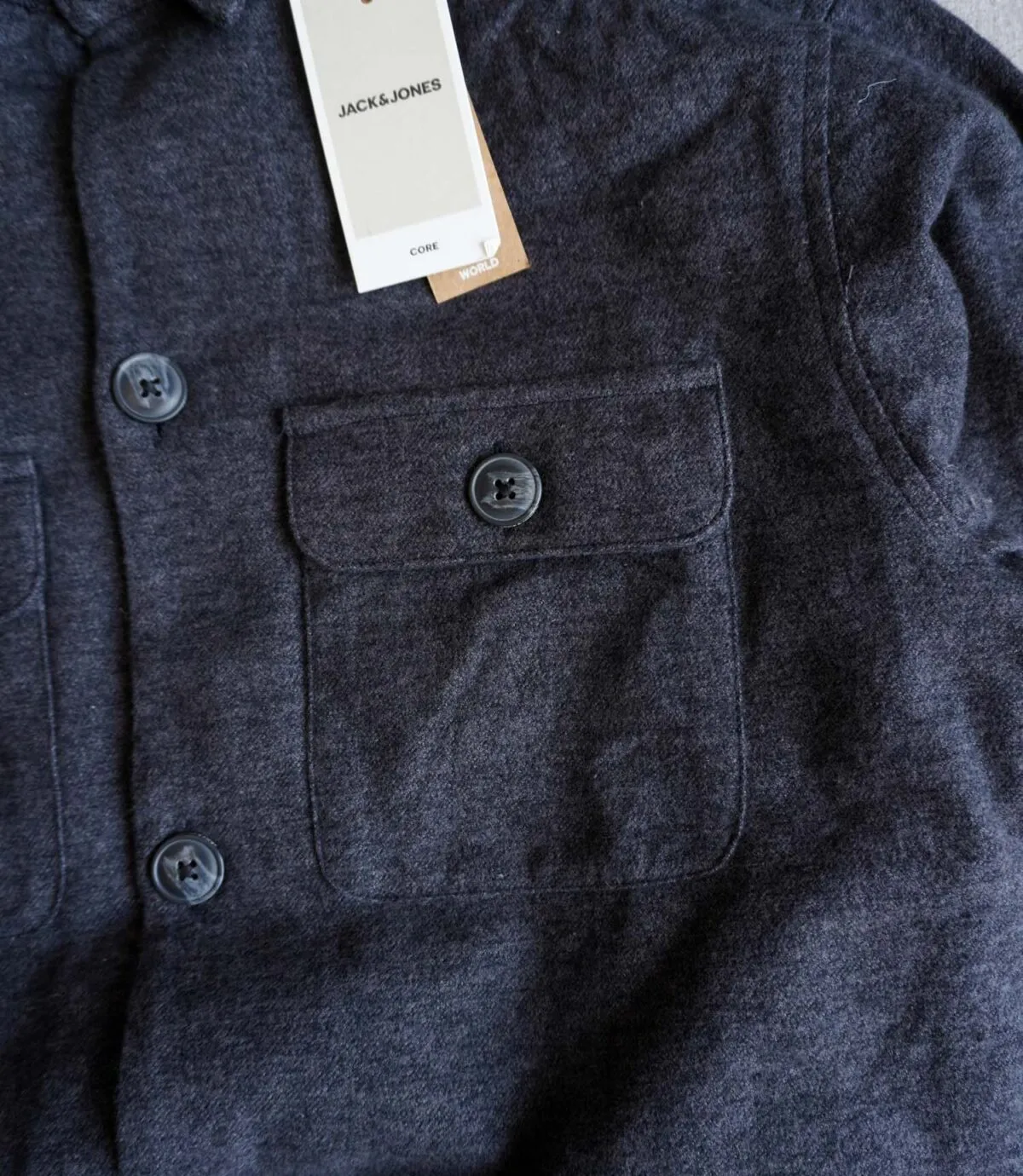 پیراهن پشمی آستردار نوک مدادی Jack&Jones