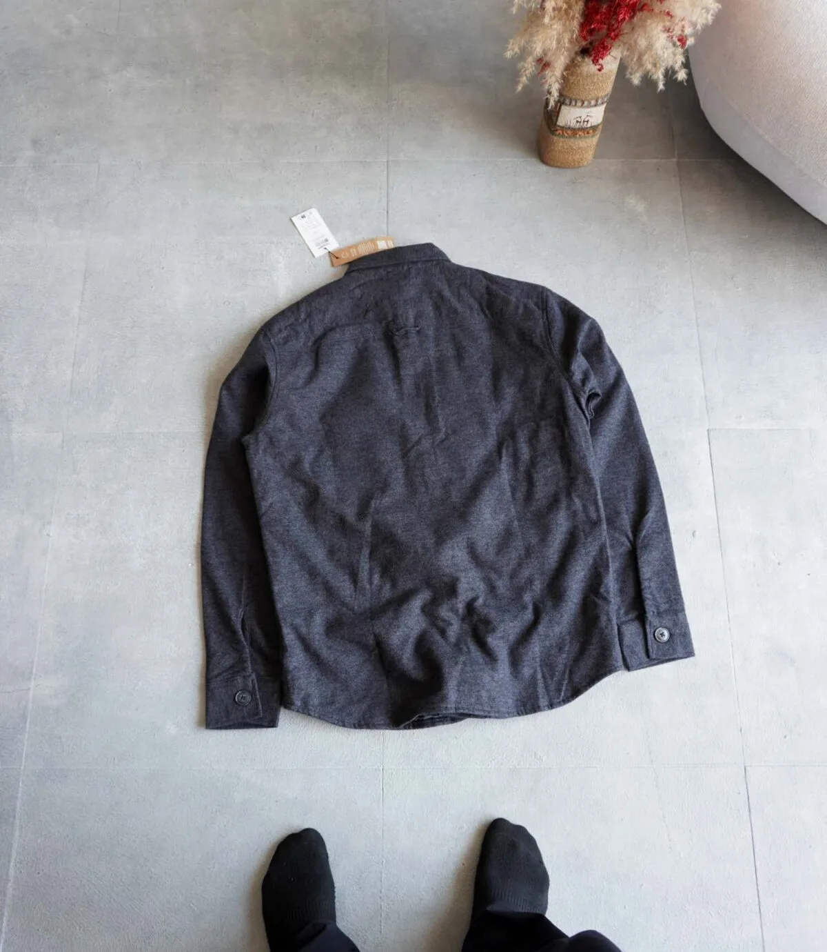 پیراهن پشمی آستردار نوک مدادی Jack&Jones