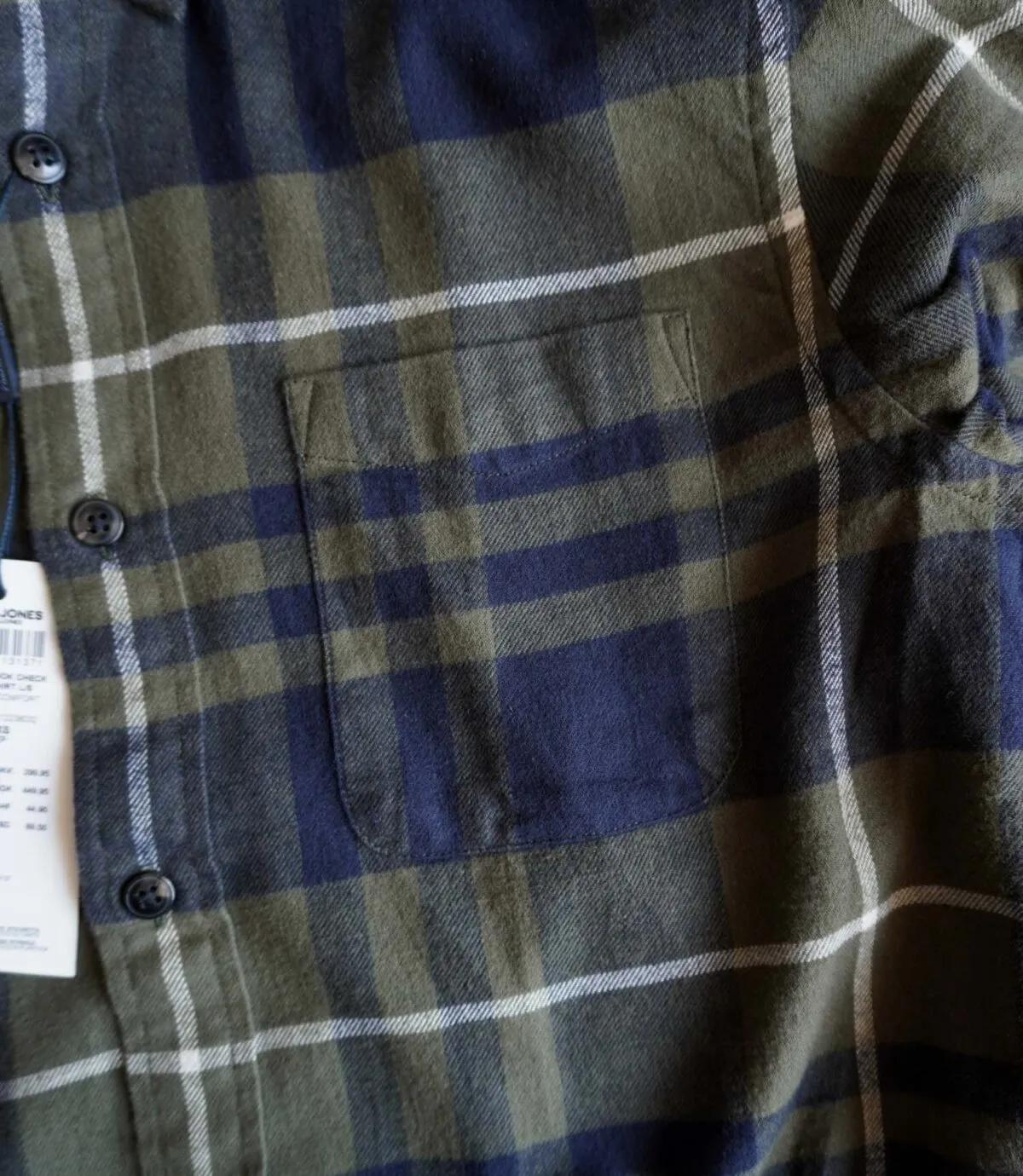 پیراهن پشمی سبز Jack&Jones