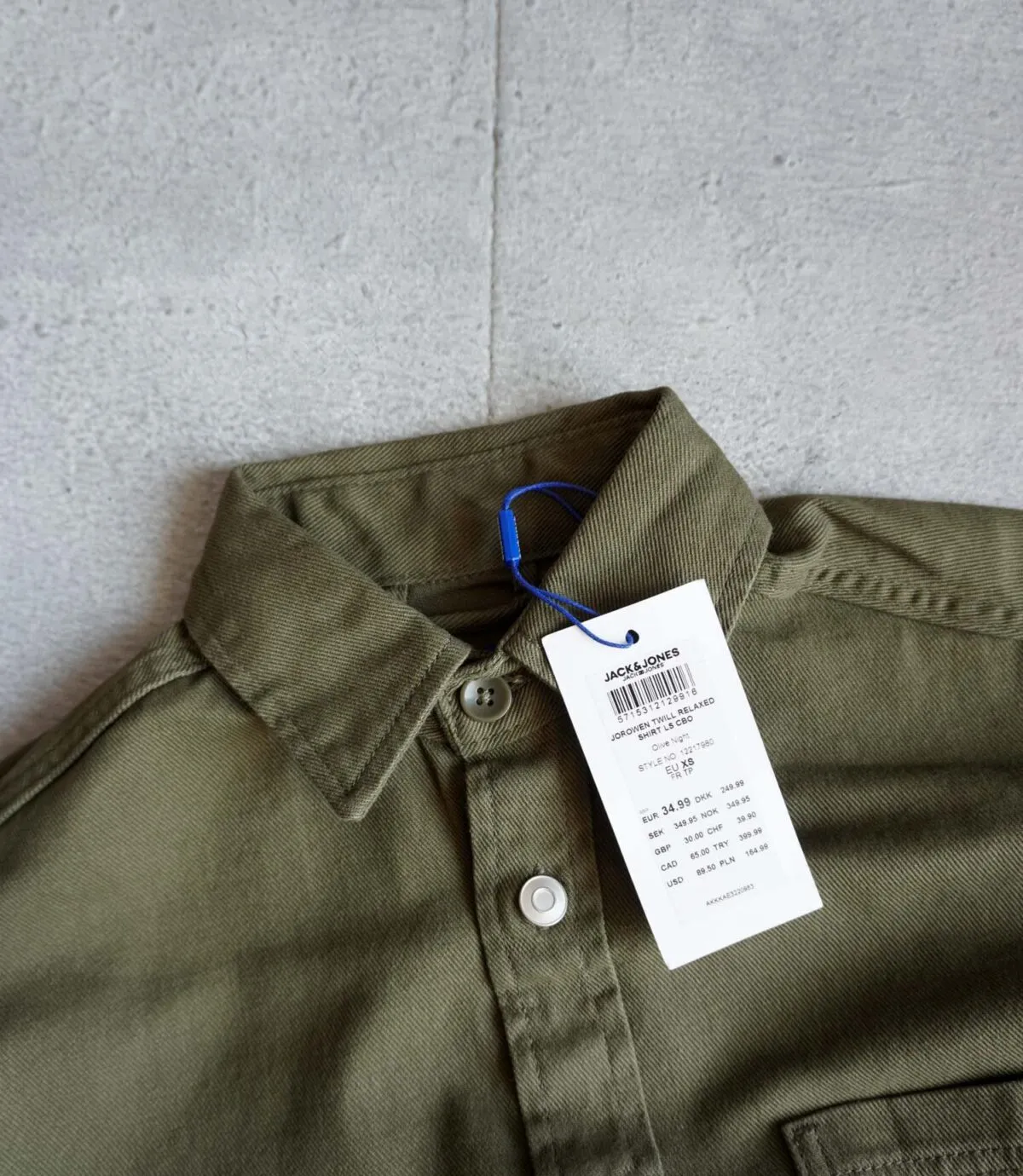 پیراهن جین سبز Jack&Jones