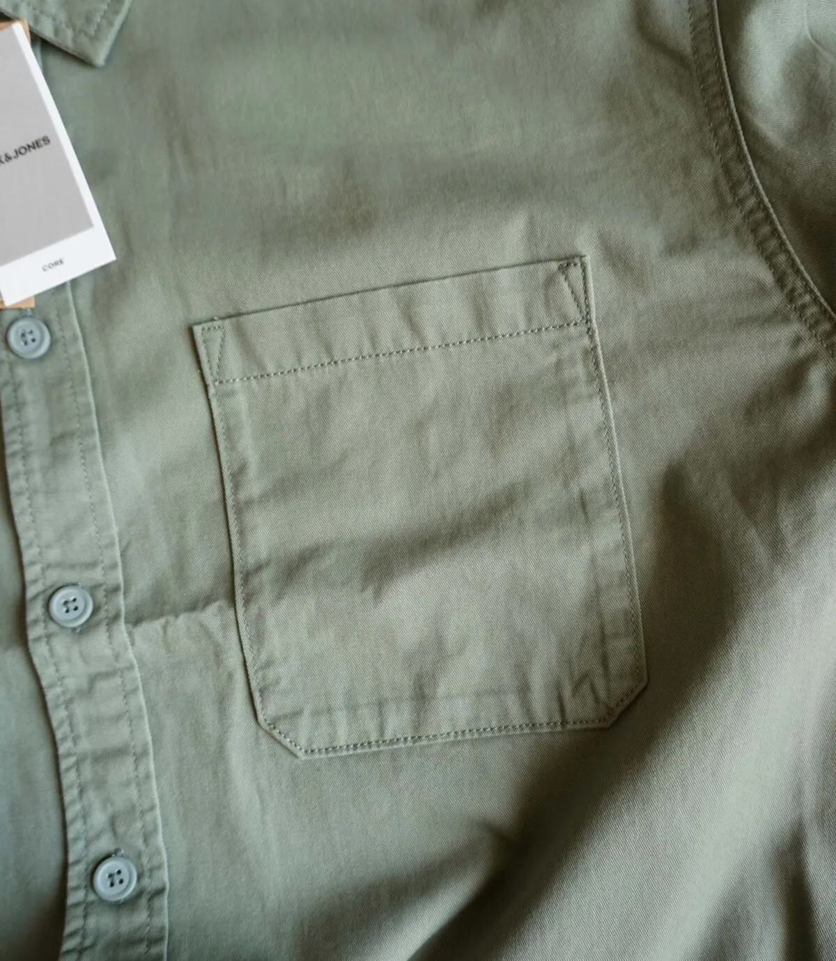 پیراهن کتان سبز Jack&Jones پیراهن کتان سبز Jack&Jones