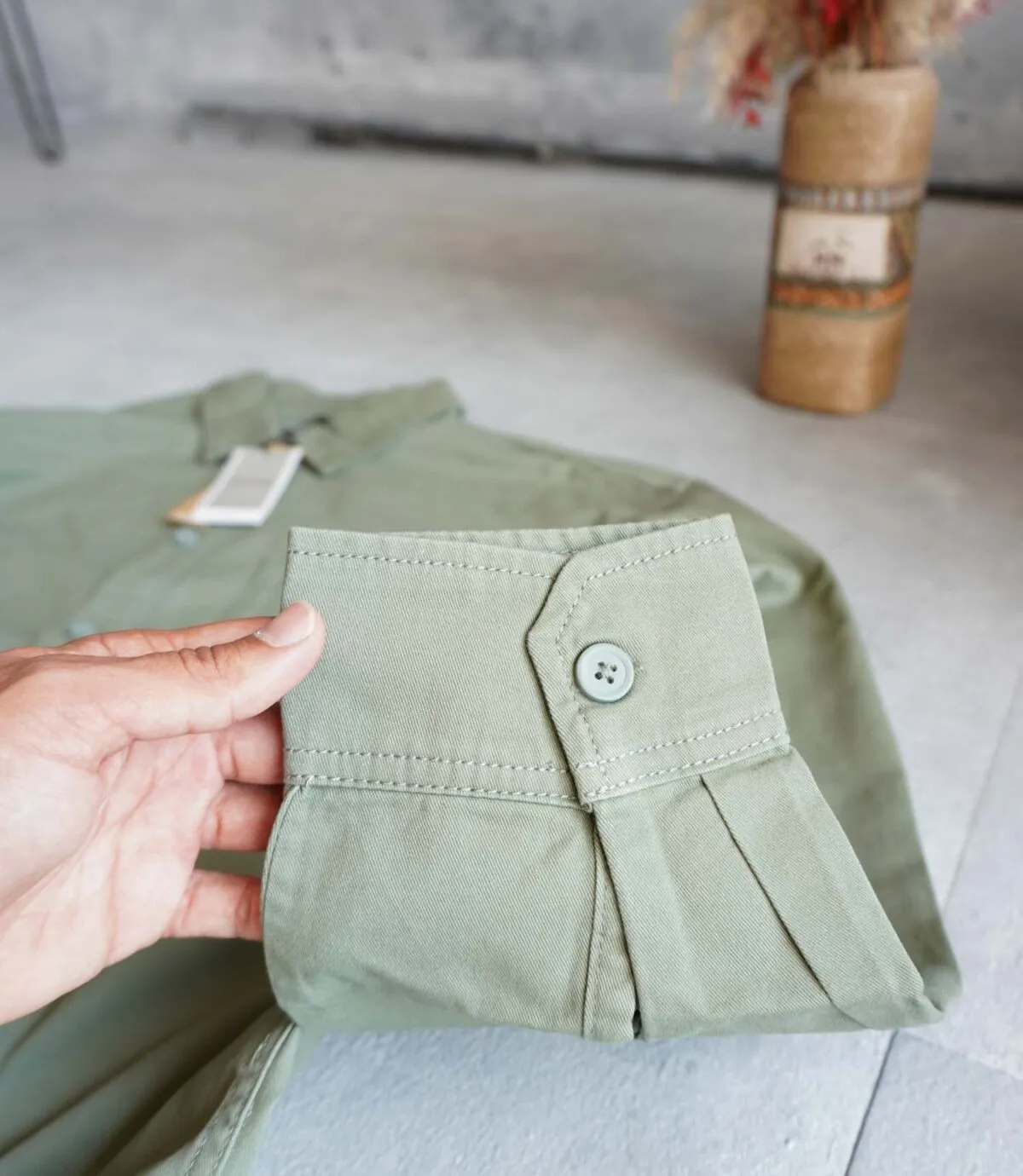 پیراهن کتان سبز Jack&Jones پیراهن کتان سبز Jack&Jones