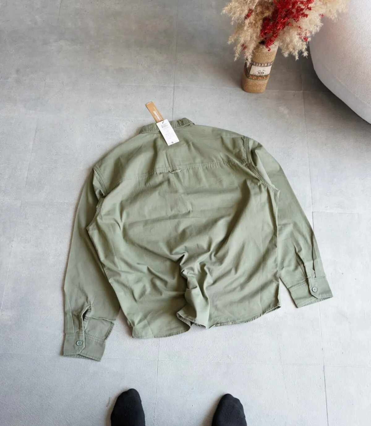 پیراهن کتان سبز Jack&Jones پیراهن کتان سبز Jack&Jones