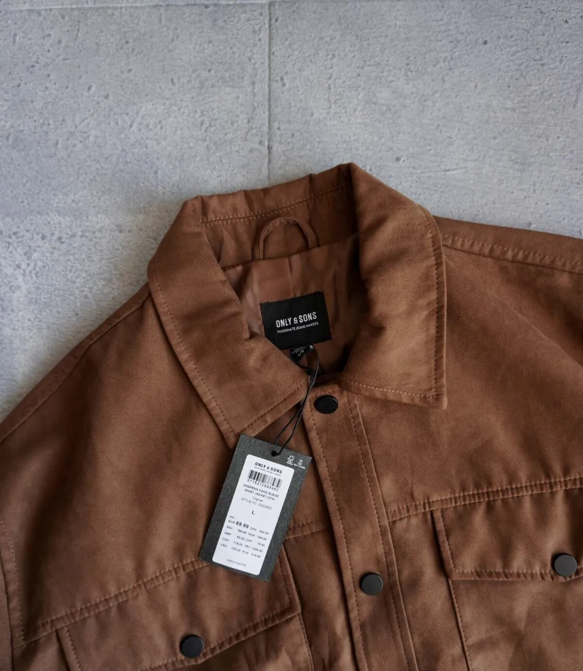 جکت جیر قهوه ای Jack&Jones جکت جیر قهوه ای Jack&Jones