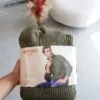 نیم زیپ بافت مردانه سبز Esmara Man