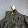 نیم زیپ بافت مردانه سبز Esmara Man