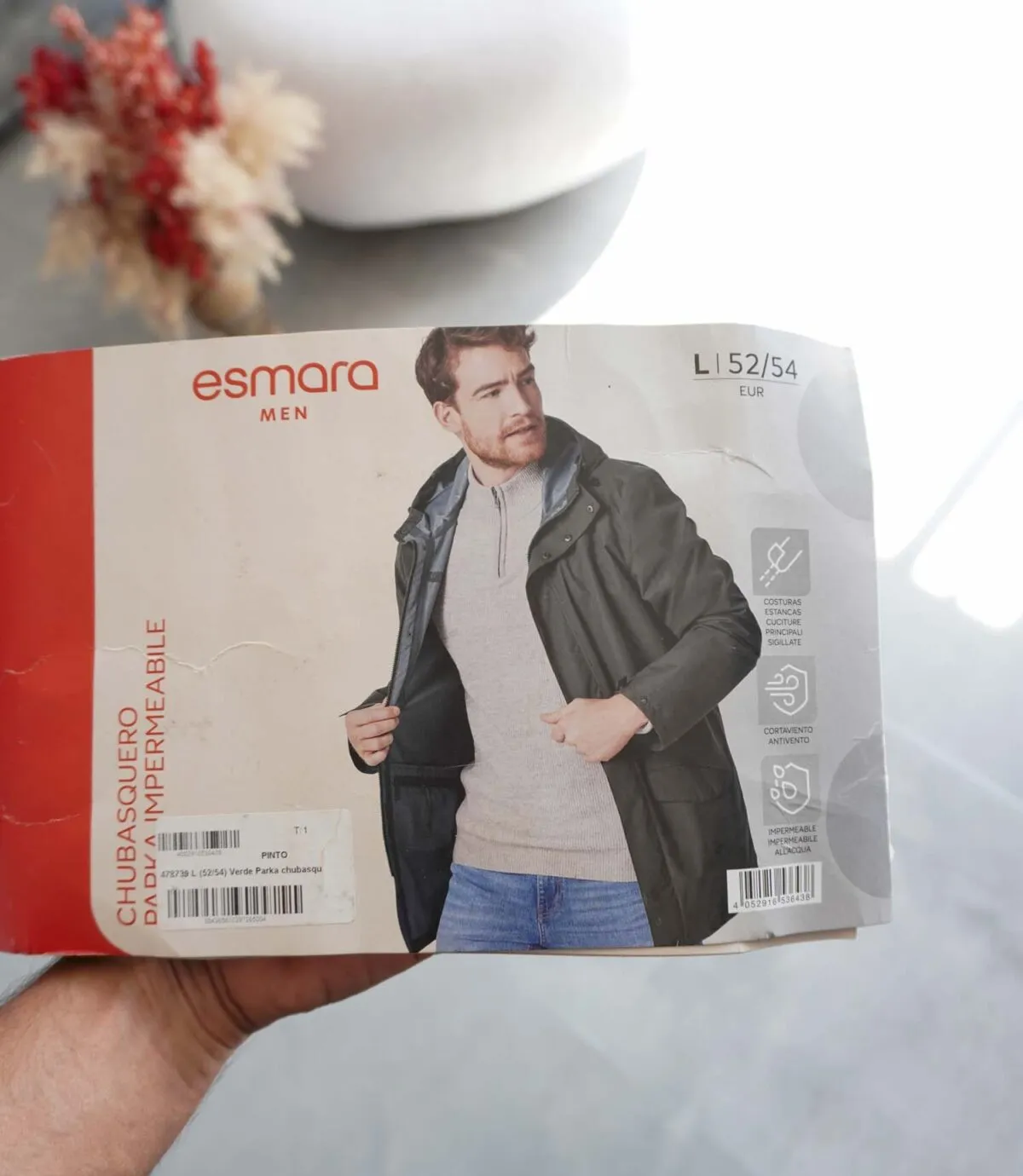 جکت بارانی زیتونی Esmara Man جکت بارانی زیتونی Esmara Man