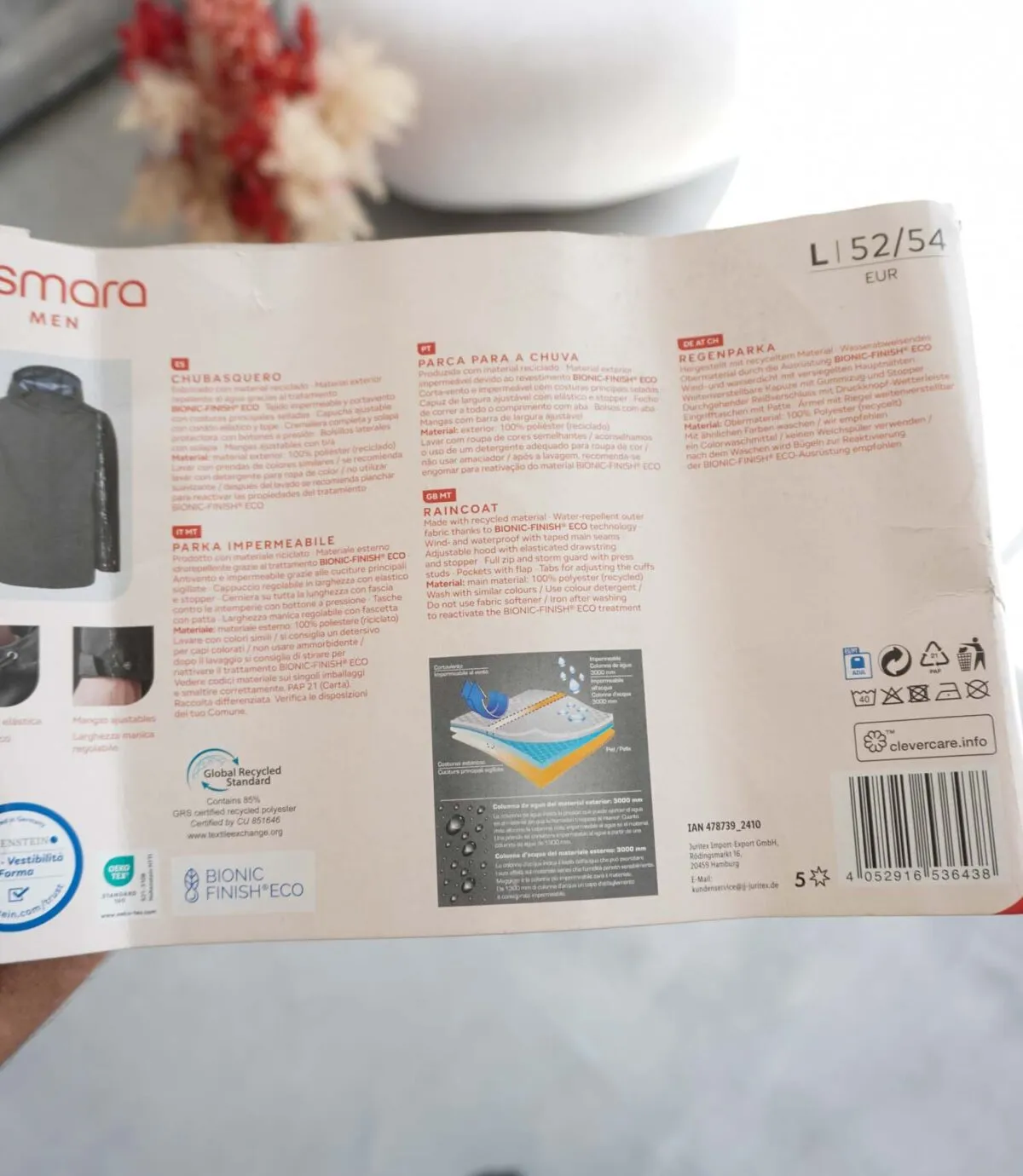 جکت بارانی زیتونی Esmara Man جکت بارانی زیتونی Esmara Man
