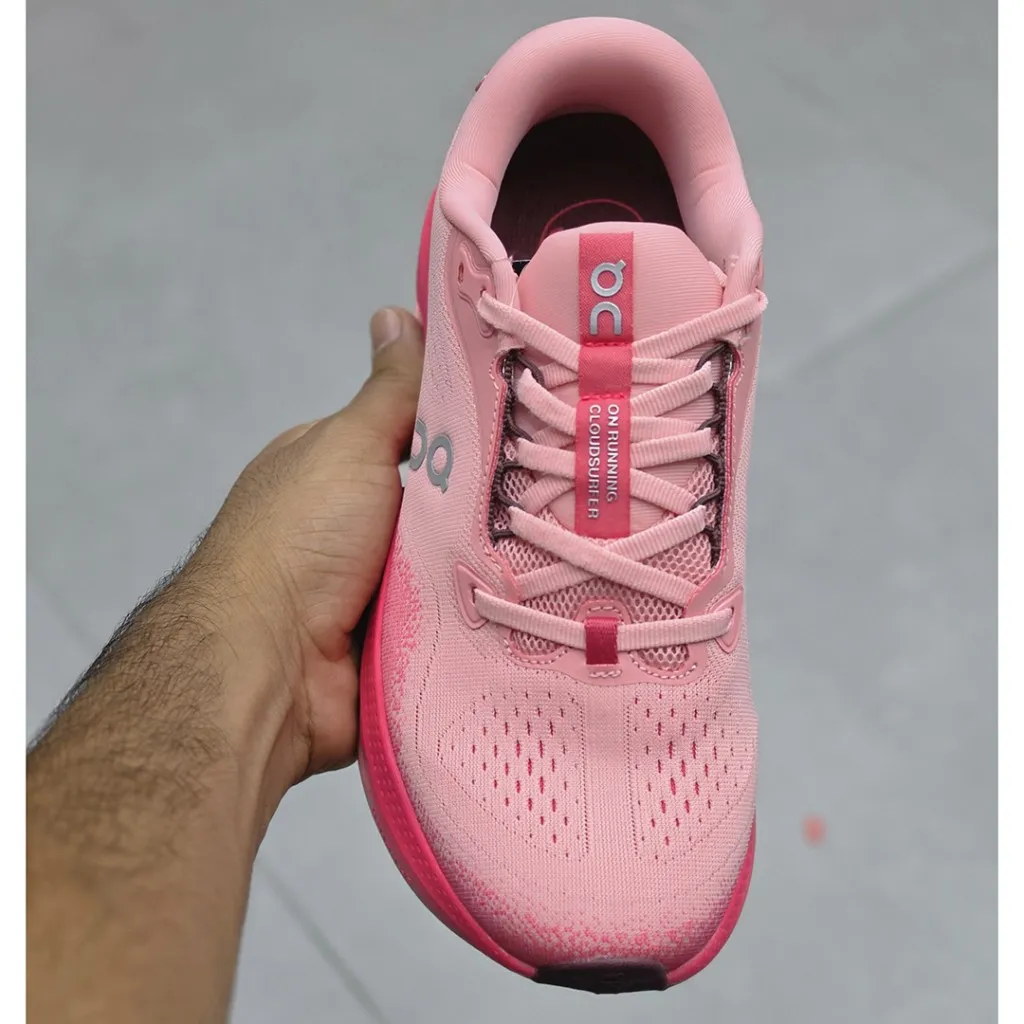 کتونی آن رانینگ کلودسرفر صورتی سرخابی On Running Cloudsurfer 3 کتونی آن رانینگ کلودسرفر صورتی سرخابی On Running Cloudsurfer 3