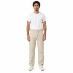شلوار کنف‌ کمر گتر ‌کرمی pull&bear کد 2046