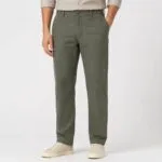 شلوار کتان کنف pull&bear کد 2047 سبز