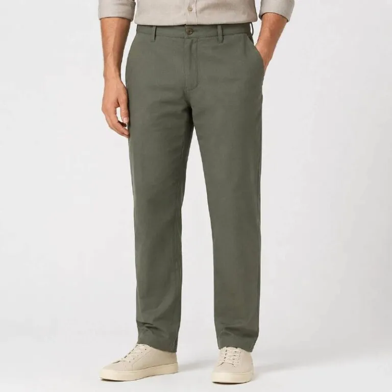 شلوار کتان کنف pull&bear سفارش اسپانیا کمر گتر سبز کد 2047 شلوار کتان کنف pull&bear سفارش اسپانیا کمر گتر سبز کد 2047