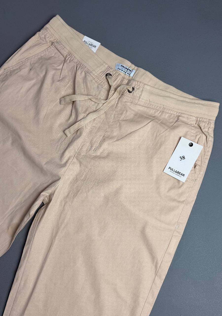 شلوار کنف pull&bear کمرکشی اورجینال سفارش اسپانیا کرمی کد 2050 شلوار کنف pull&bear کمرکشی اورجینال سفارش اسپانیا کرمی کد 2050