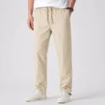 شلوار کنف pull&bear کمر‌کشی اورجینال کد 2050 کرمی