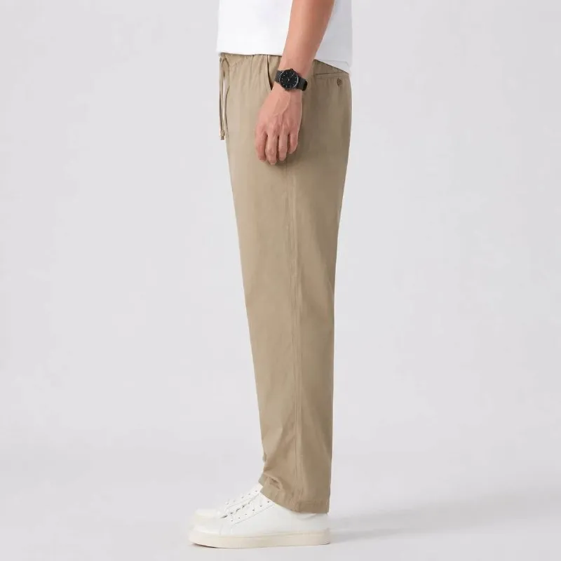 شلوار کتان کنف pull&bear اورجینال نسکافهای کمر کش کد 2053 شلوار کتان کنف pull&bear اورجینال نسکافهای کمر کش کد 2053