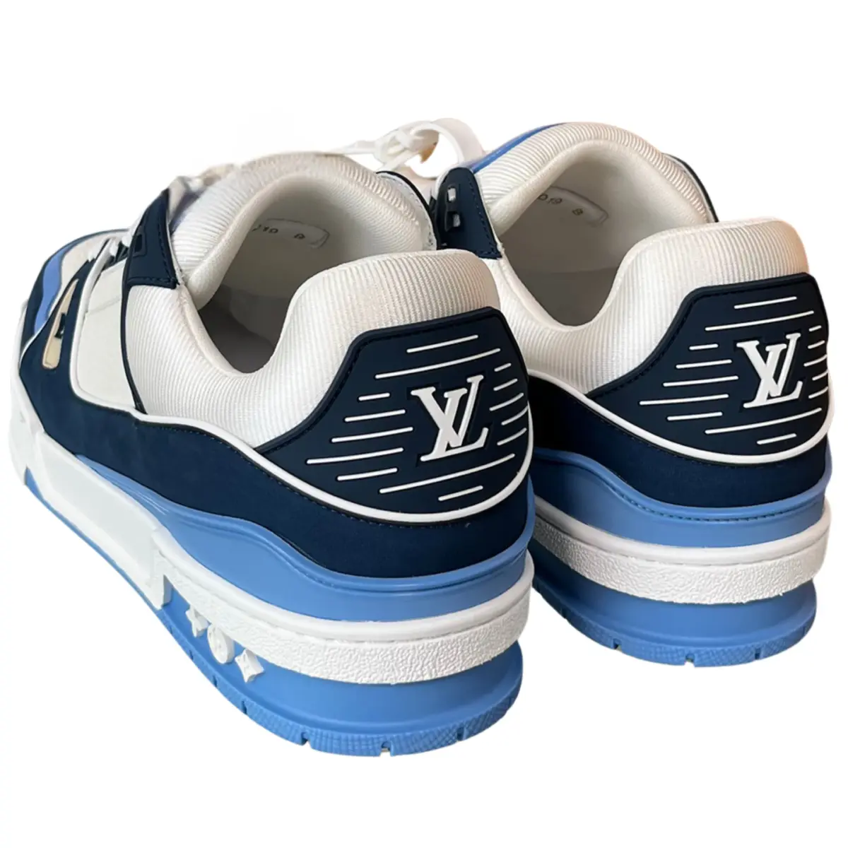کتونی لویی ویتون سفید سرمه ای-Louis Vuitton Trainer کتونی لویی ویتون سفید سرمه ای-Louis Vuitton Trainer
