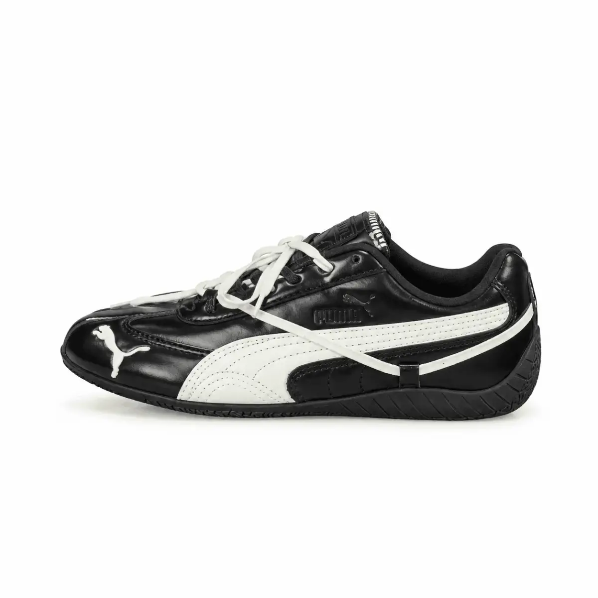 کفش پوما اسپیدکت پریمیوم ایکس روز مشکی سفید Puma Speedcat Premium X Rose Black White