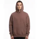 هودی داخل کرکی اورجینال مردانه رنگ قهوه ای بیسیک گرم بالا pull&bear کد 179