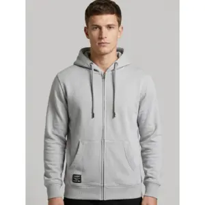 سویشرت داخل کرکی اورجینال مردانه رنگ استخوانی برند cotton ridge انگلیسی قواره نسبتاً آزاد کد 91