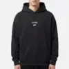هودی داخل کرکی اورجینال یونیسکس ( زنانه مردانه ) رنگ مشکی برند pull & bear سفارش اسپانیایی تنخوری و قواره باکسی کد 116