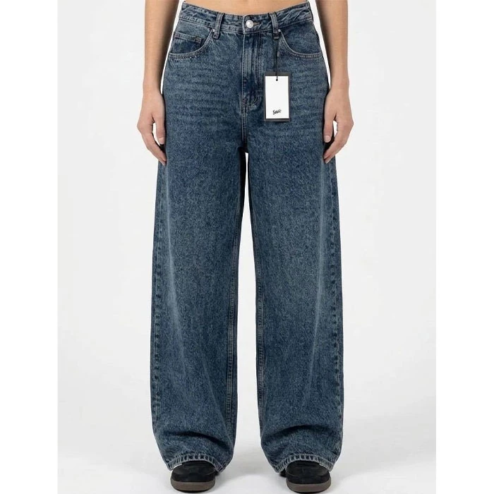 شلوار جین بگ مردانه اورجینال رنگ سرمه ای کثیف برند pull&bear سفارش اسپانیایی مدل بگ و آزاد کد 2009 شلوار جین بگ مردانه اورجینال رنگ سرمه ای کثیف برند pull&bear سفارش اسپانیایی مدل بگ و آزاد کد 2009