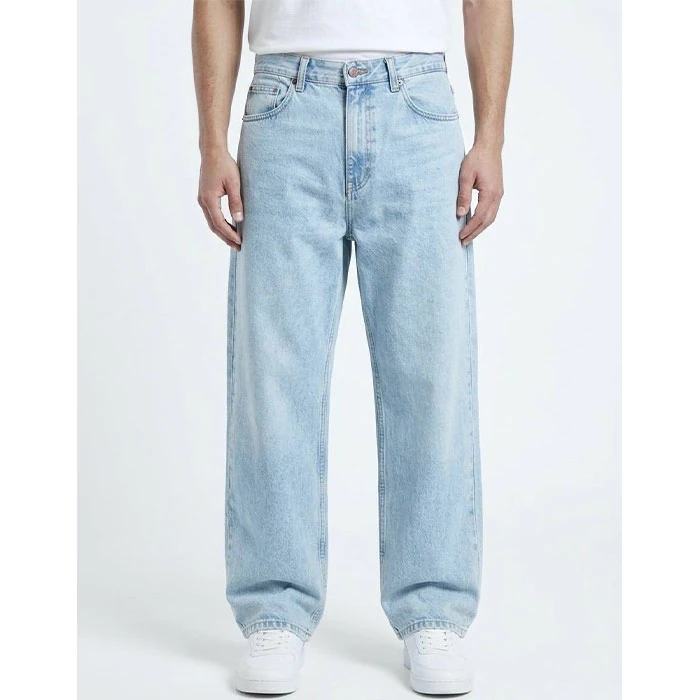 شلوار جین بگ مردانه اورجینال رنگ یخی روشن برند pull&bear سفارش اسپانیایی مدل بگ و آزاد کد 2011 شلوار جین بگ مردانه اورجینال رنگ یخی روشن برند pull&bear سفارش اسپانیایی مدل بگ و آزاد کد 2011
