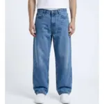 شلوار جین بگ مردانه اورجینال رنگ آبی متوسط pull&bear کد 2013