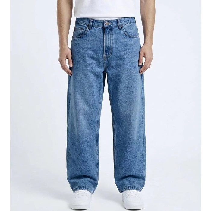 شلوار جین بگ مردانه اورجینال رنگ آبی متوسط برند pull&bear سفارش اسپانیایی مدل بگ و آزاد کد 2013 شلوار جین بگ مردانه اورجینال رنگ آبی متوسط برند pull&bear سفارش اسپانیایی مدل بگ و آزاد کد 2013