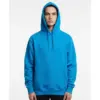 هودی داخل کرکی اورجینال مردانه رنگ آبی بیسیک گرم بالا برند pull&bear سفارش اسپانیایی تنخوری و قواره نسبتا آزاد کد 178