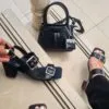صندل زنانه مجلسی پاشنه دار تیامهر