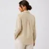 شومیز کتان نخی باکیفیت و بسیار خنک از برند Bershka اسپانیایی کرمی کد 2106 شومیز کتان نخی باکیفیت و بسیار خنک از برند Bershka اسپانیایی کرمی کد 2106