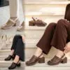 کفش زنانه توری پاشنه کفش زنانه توری پاشنه