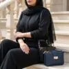 کیف دوشی زنانه کتابی 3زیپ