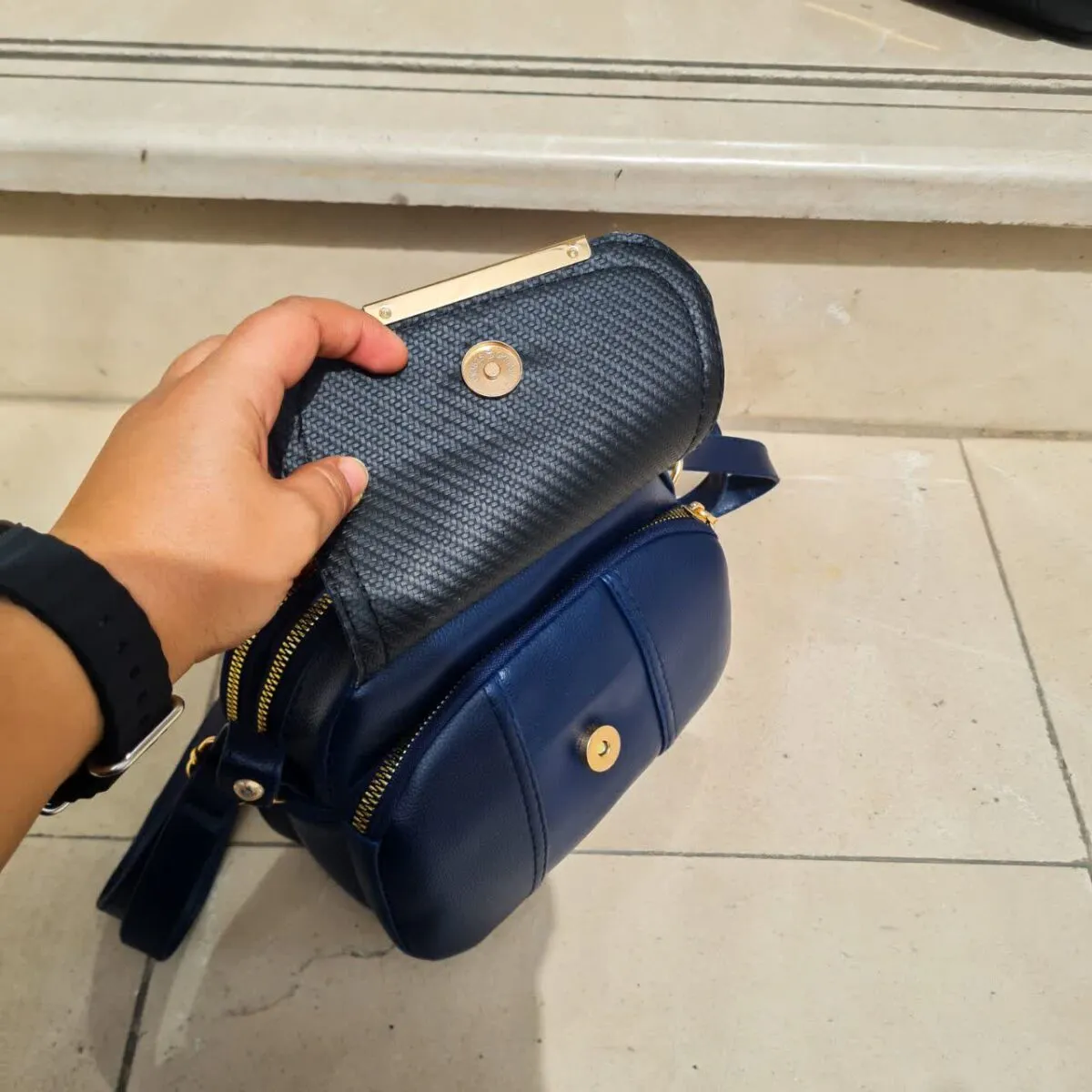 کیف زنانه دوشی 3زیپ