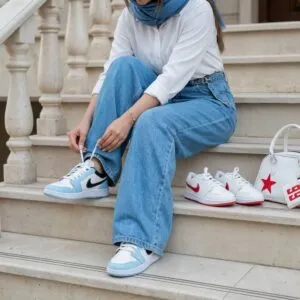 نایک جردن سفید قرمز