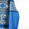 بافت وینتیج آبی طرح دار NFL