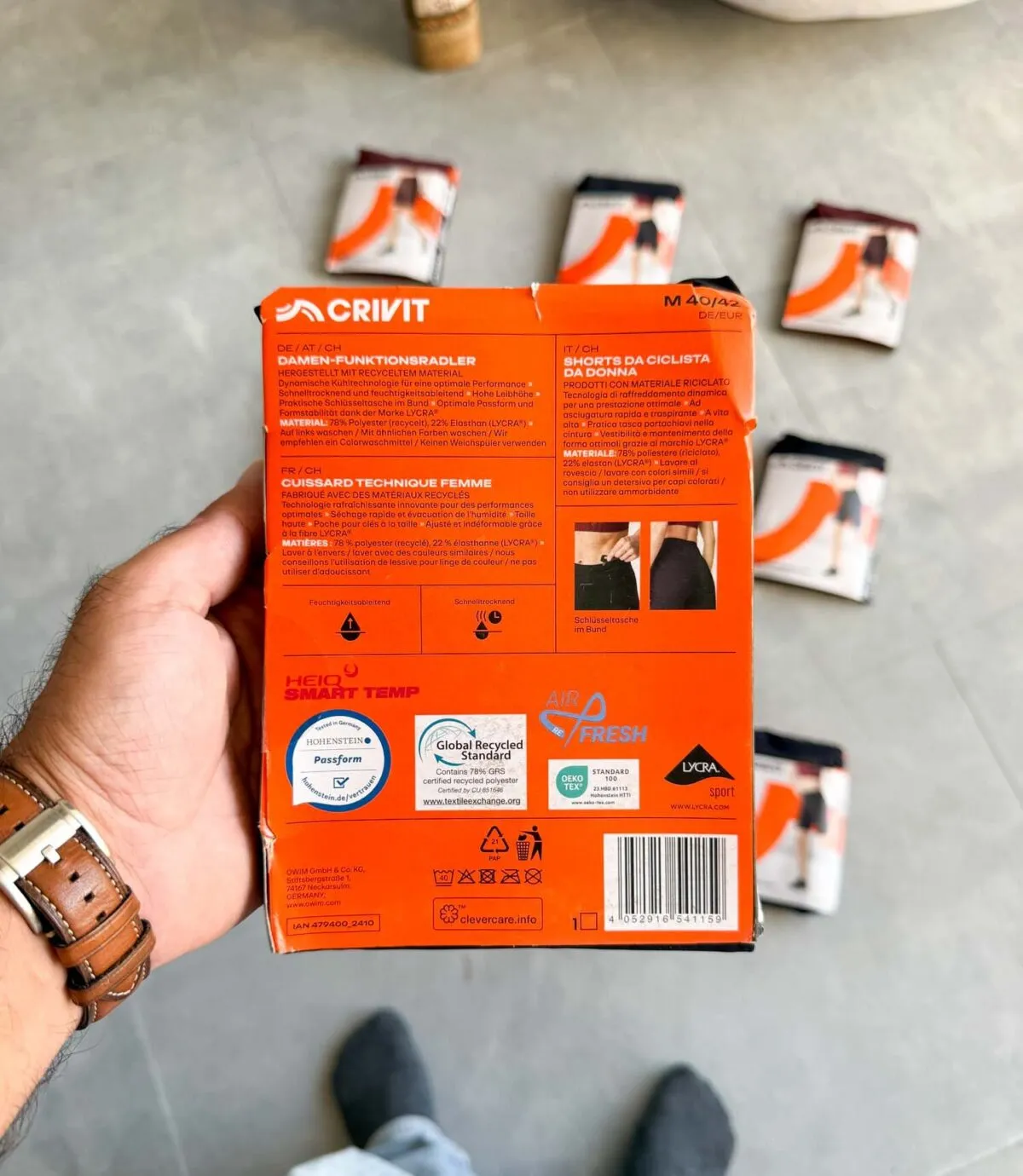 بایکر مشکی Crivit بایکر مشکی Crivit