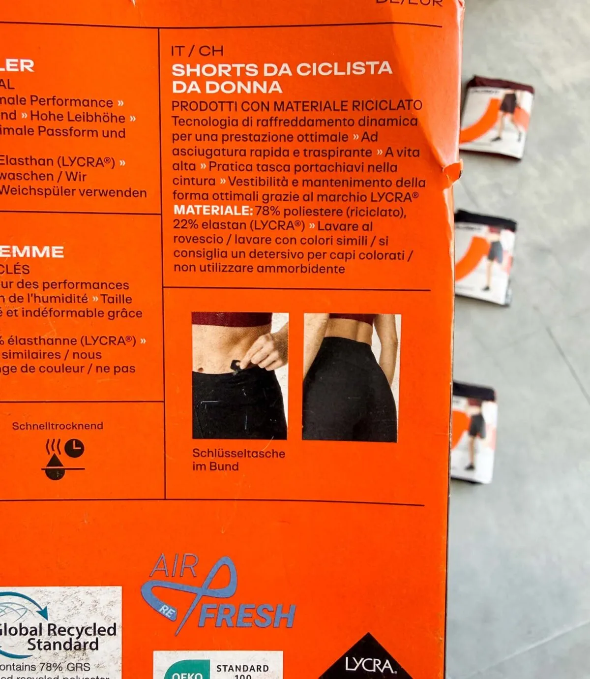 بایکر مشکی Crivit بایکر مشکی Crivit