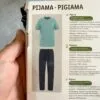 ست تیشرت و شلوار نخی راه راه Livergy