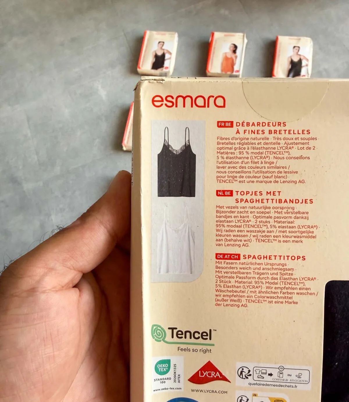 پک دو عددی تاپ Esmara سفید و مشکی
