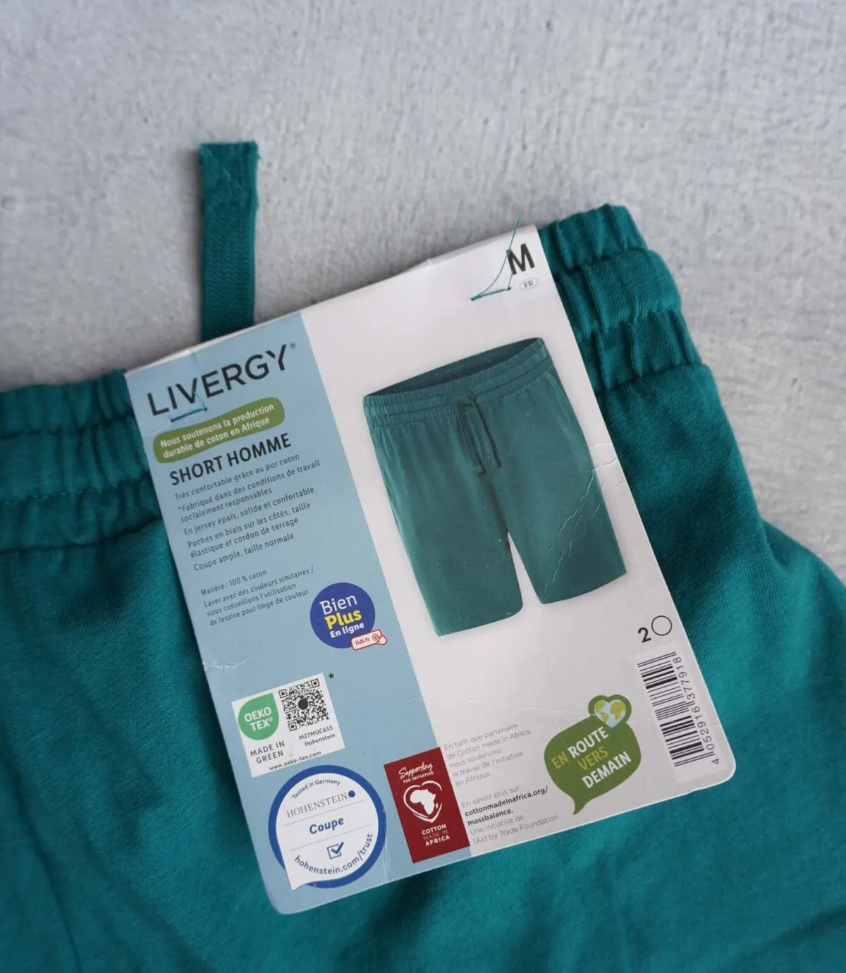 شلوارک سبز ساده Livergy شلوارک سبز ساده Livergy