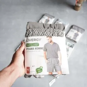 ست تیشرت و شلوارک طوسی Livergy ست تیشرت و شلوارک طوسی Livergy
