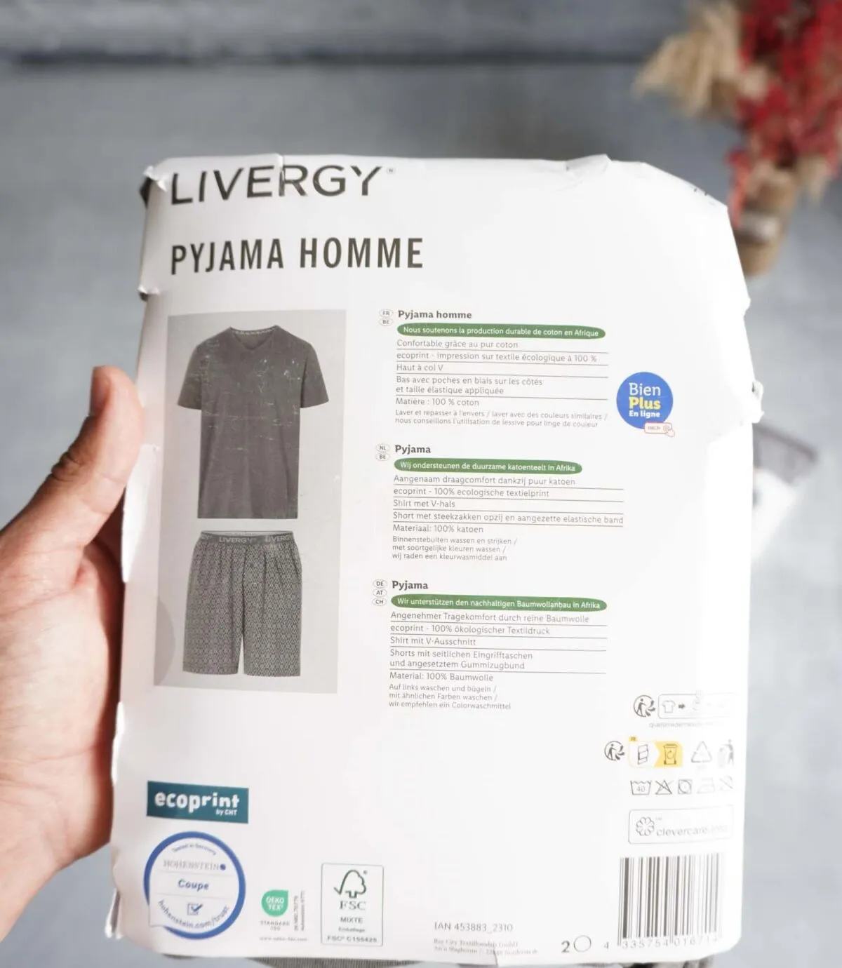 ست تیشرت و شلوارک طوسی Livergy ست تیشرت و شلوارک طوسی Livergy